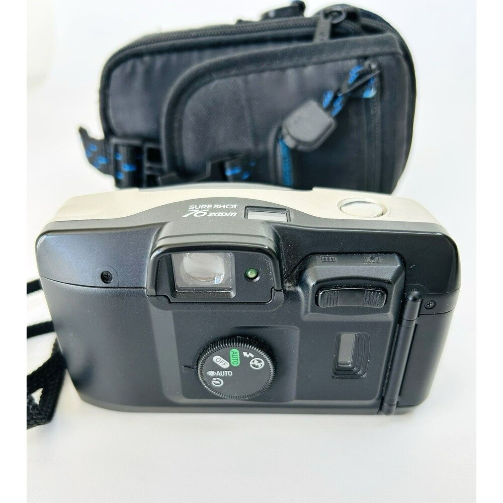 Canon Sure Shot 76 Zoom 35mm Camera SAF Point & Shoot Film Flash Tested & Works - Picture 4 of 7